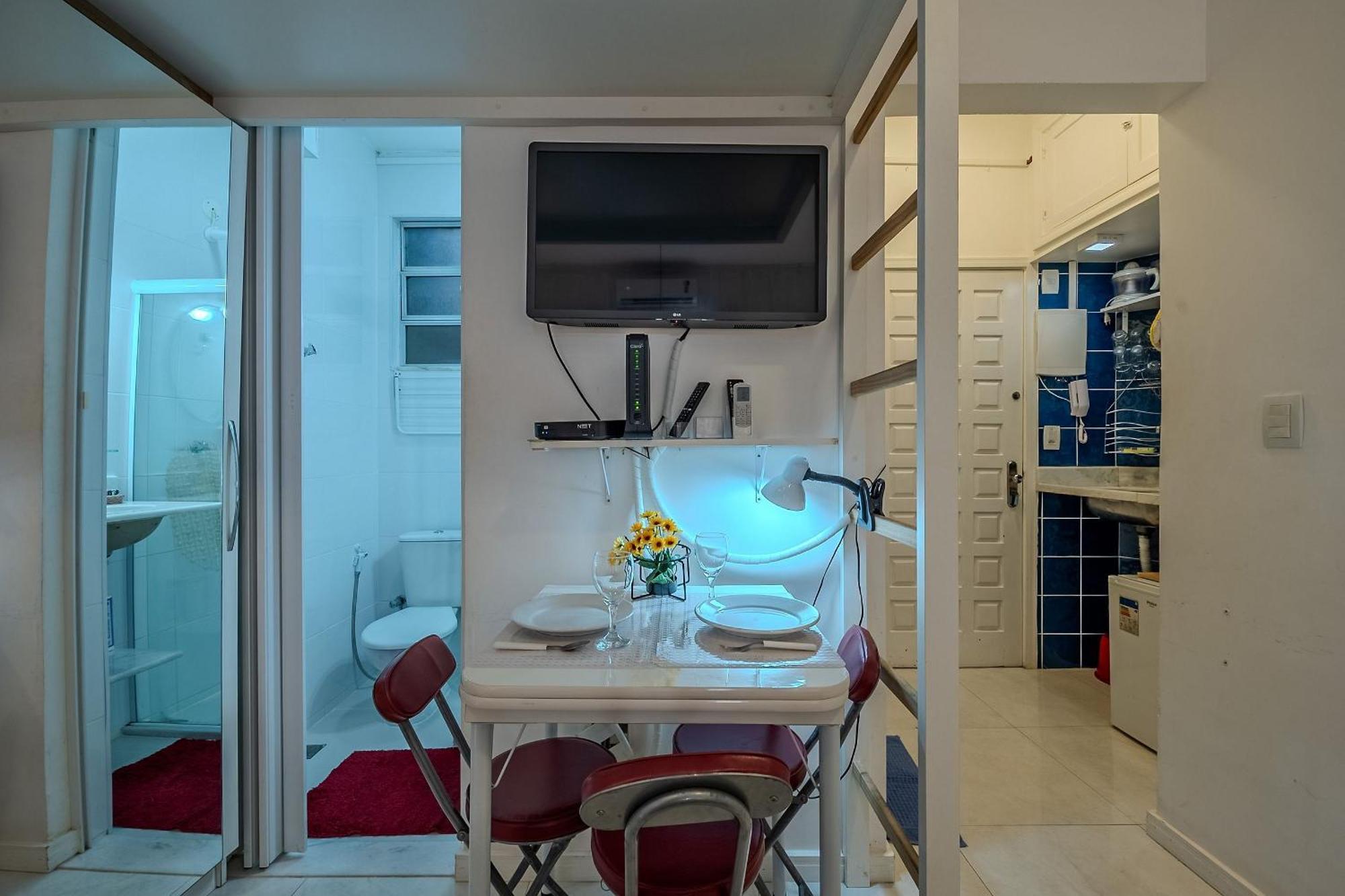 Studio Na Quadra Da Praia De Copacabana Rio de Janeiro Dış mekan fotoğraf