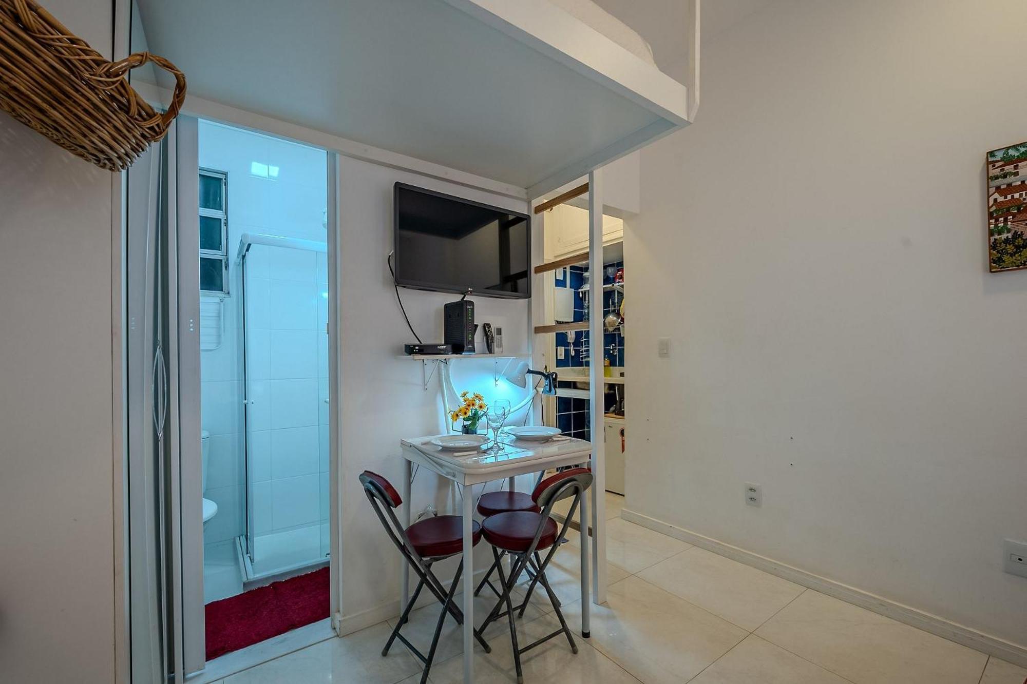 Studio Na Quadra Da Praia De Copacabana Rio de Janeiro Dış mekan fotoğraf